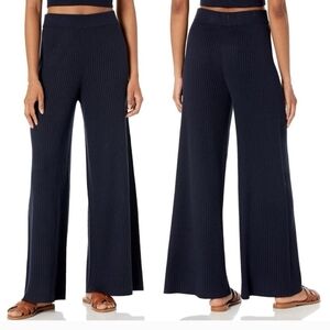 THE DROP, Black Ribbed Pants.